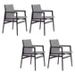 Traditional Style Ash Wood Chairs Solid Back Arm Dining Room Chair Set Black White 4 Piece Set Clearhalo ' kitchen&dining_furn' 'Dining Chairs' 'Dining Tables & Seating' 'dining_chair' 'furn' 'furn_dining_chair' 'Furniture' 'furniture_dining_chair' 'Kitchen & Dining Furniture' 'kitchen' 4104981