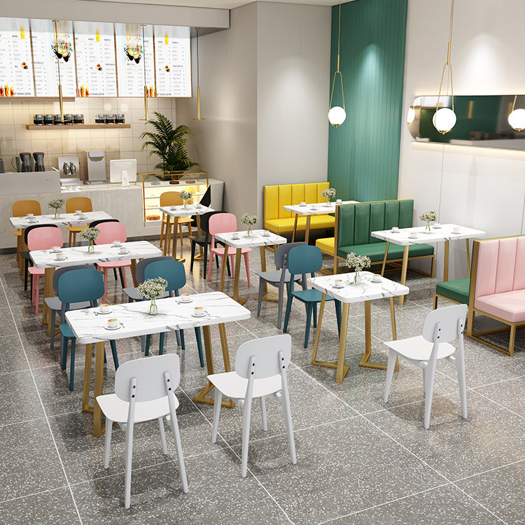 Contemporary Style Dining Chair Plastic Dining Armless Side Chairs for Kitchen (Set of 4) Clearhalo ' kitchen&dining_furn' 'Dining Chairs' 'Dining Tables & Seating' 'dining_chair' 'furn' 'furn_dining_chair' 'Furniture' 'furniture_dining_chair' 'Kitchen & Dining Furniture' 'kitchen' 4105003