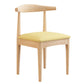 Traditional Style Indoor Side Chair Open Back Upholstered Single Dining Room Chair Light Yellow Clearhalo ' kitchen&dining_furn' 'Dining Chairs' 'Dining Tables & Seating' 'dining_chair' 'furn' 'furn_dining_chair' 'Furniture' 'furniture_dining_chair' 'Kitchen & Dining Furniture' 'kitchen' 4105006