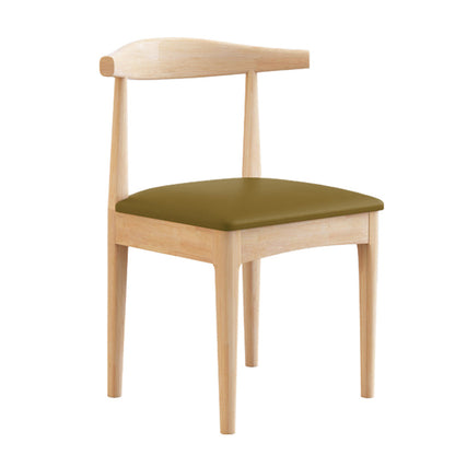 Traditional Style Indoor Side Chair Open Back Upholstered Single Dining Room Chair Brown Clearhalo ' kitchen&dining_furn' 'Dining Chairs' 'Dining Tables & Seating' 'dining_chair' 'furn' 'furn_dining_chair' 'Furniture' 'furniture_dining_chair' 'Kitchen & Dining Furniture' 'kitchen' 4105031