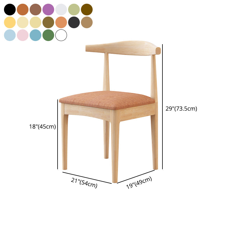 Traditional Style Indoor Side Chair Open Back Upholstered Single Dining Room Chair Clearhalo ' kitchen&dining_furn' 'Dining Chairs' 'Dining Tables & Seating' 'dining_chair' 'furn' 'furn_dining_chair' 'Furniture' 'furniture_dining_chair' 'Kitchen & Dining Furniture' 'kitchen' 4105032