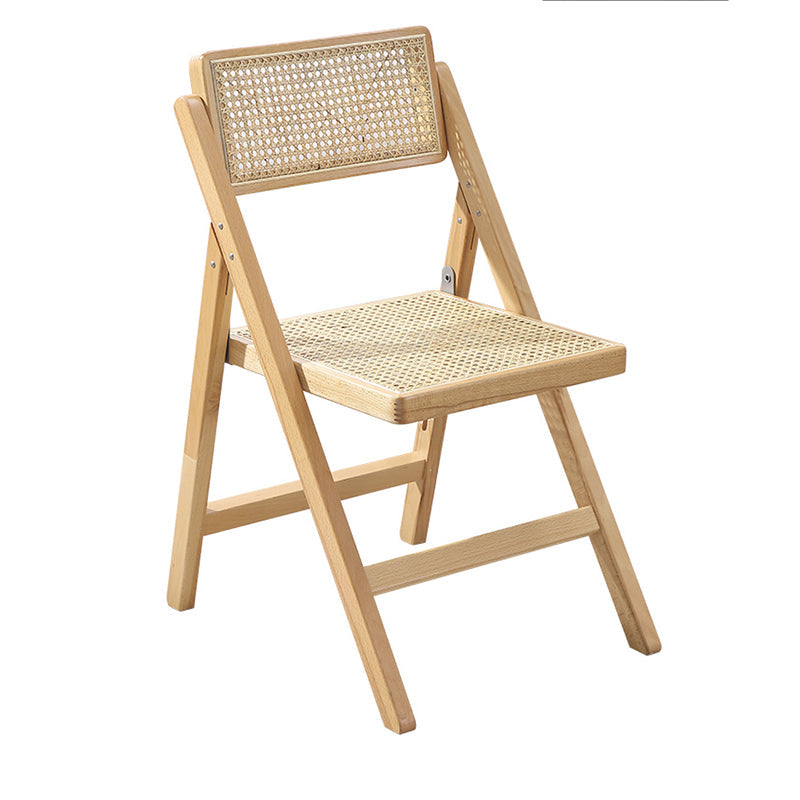 Country Style Aged Wood Dining Chair Cane Back Armless Open Back Dining Side Chair Natural 1 Piece Clearhalo ' kitchen&dining_furn' 'Dining Chairs' 'Dining Tables & Seating' 'dining_chair' 'furn' 'furn_dining_chair' 'Furniture' 'furniture_dining_chair' 'Kitchen & Dining Furniture' 'kitchen' 4105036