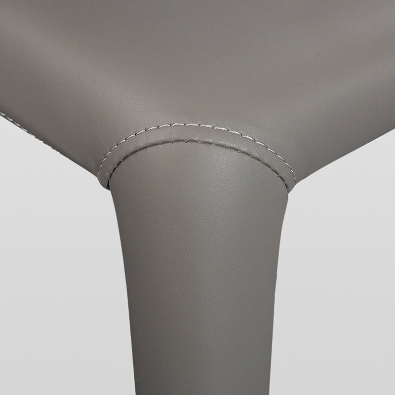 Designer Style Wingback Arm Chair Leather Matte Finish Single Dining Chair Clearhalo ' kitchen&dining_furn' 'Dining Chairs' 'Dining Tables & Seating' 'dining_chair' 'furn' 'furn_dining_chair' 'Furniture' 'furniture_dining_chair' 'Kitchen & Dining Furniture' 'kitchen' 4105066