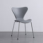 Industrial Style Plastic Dining Armless Chair Solid Back Dining Side Chair Grey 1 Piece Silver Clearhalo ' kitchen&dining_furn' 'Dining Chairs' 'Dining Tables & Seating' 'dining_chair' 'furn' 'furn_dining_chair' 'Furniture' 'furniture_dining_chair' 'Kitchen & Dining Furniture' 'kitchen' 4105166