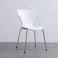 Industrial Style Plastic Dining Armless Chair Solid Back Dining Side Chair White 1 Piece Silver Clearhalo ' kitchen&dining_furn' 'Dining Chairs' 'Dining Tables & Seating' 'dining_chair' 'furn' 'furn_dining_chair' 'Furniture' 'furniture_dining_chair' 'Kitchen & Dining Furniture' 'kitchen' 4105173
