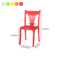 Contemporary Style Stacking Chair Plastic Slat Back Dining Armless Chair Clearhalo ' kitchen&dining_furn' 'Dining Chairs' 'Dining Tables & Seating' 'dining_chair' 'furn' 'furn_dining_chair' 'Furniture' 'furniture_dining_chair' 'Kitchen & Dining Furniture' 'kitchen' 4105241