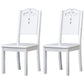 Home Industrial Wood Dining Chair Armless Open Back Dining Side Chair (Set of 2) White Clearhalo ' kitchen&dining_furn' 'Dining Chairs' 'Dining Tables & Seating' 'dining_chair' 'furn' 'furn_dining_chair' 'Furniture' 'furniture_dining_chair' 'Kitchen & Dining Furniture' 'kitchen' 4105244