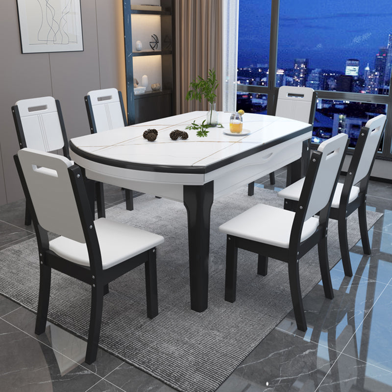 Home Industrial Wood Dining Chair Armless Open Back Dining Side Chair (Set of 2) Clearhalo ' kitchen&dining_furn' 'Dining Chairs' 'Dining Tables & Seating' 'dining_chair' 'furn' 'furn_dining_chair' 'Furniture' 'furniture_dining_chair' 'Kitchen & Dining Furniture' 'kitchen' 4105245