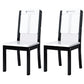 Home Industrial Wood Dining Chair Armless Open Back Dining Side Chair (Set of 2) Black White Clearhalo ' kitchen&dining_furn' 'Dining Chairs' 'Dining Tables & Seating' 'dining_chair' 'furn' 'furn_dining_chair' 'Furniture' 'furniture_dining_chair' 'Kitchen & Dining Furniture' 'kitchen' 4105250