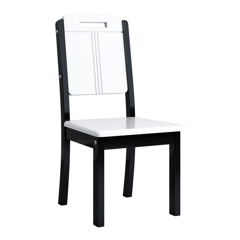 Home Industrial Wood Dining Chair Armless Open Back Dining Side Chair (Set of 2) Clearhalo ' kitchen&dining_furn' 'Dining Chairs' 'Dining Tables & Seating' 'dining_chair' 'furn' 'furn_dining_chair' 'Furniture' 'furniture_dining_chair' 'Kitchen & Dining Furniture' 'kitchen' 4105251