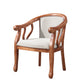 Traditional Ash Wood Chair Set Solid Back Arm Kitchen Dining Room Chairs Off-White 1 Piece Clearhalo ' kitchen&dining_furn' 'Dining Chairs' 'Dining Tables & Seating' 'dining_chair' 'furn' 'furn_dining_chair' 'Furniture' 'furniture_dining_chair' 'Kitchen & Dining Furniture' 'kitchen' 4105267