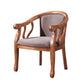 Traditional Ash Wood Chair Set Solid Back Arm Kitchen Dining Room Chairs Dark Coffee 1 Piece Clearhalo ' kitchen&dining_furn' 'Dining Chairs' 'Dining Tables & Seating' 'dining_chair' 'furn' 'furn_dining_chair' 'Furniture' 'furniture_dining_chair' 'Kitchen & Dining Furniture' 'kitchen' 4105281