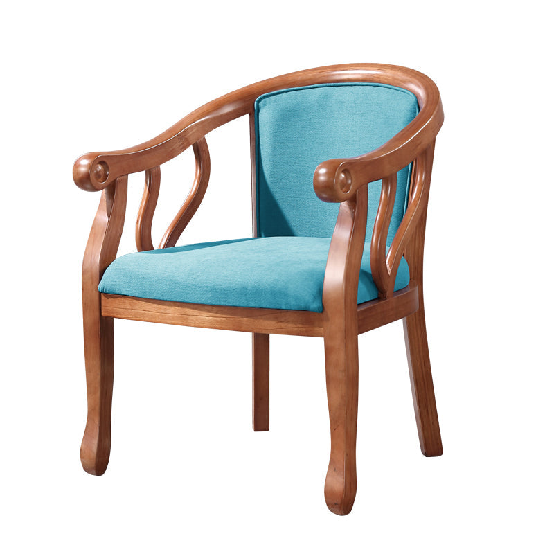 Traditional Ash Wood Chair Set Solid Back Arm Kitchen Dining Room Chairs Sky Blue 1 Piece Clearhalo ' kitchen&dining_furn' 'Dining Chairs' 'Dining Tables & Seating' 'dining_chair' 'furn' 'furn_dining_chair' 'Furniture' 'furniture_dining_chair' 'Kitchen & Dining Furniture' 'kitchen' 4105287