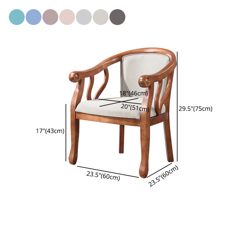 Traditional Ash Wood Chair Set Solid Back Arm Kitchen Dining Room Chairs Clearhalo ' kitchen&dining_furn' 'Dining Chairs' 'Dining Tables & Seating' 'dining_chair' 'furn' 'furn_dining_chair' 'Furniture' 'furniture_dining_chair' 'Kitchen & Dining Furniture' 'kitchen' 4105289