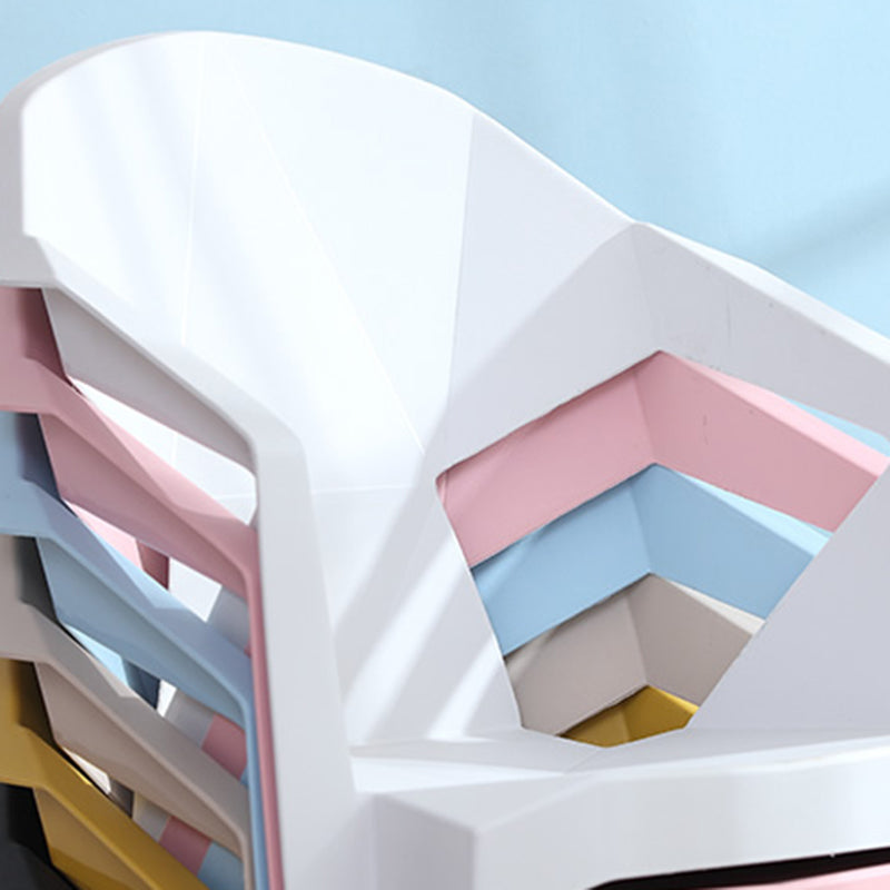 Contemporary Style Dining Chair Plastic Dining Arm Side Chairs for Kitchen (Set of 4) Clearhalo ' kitchen&dining_furn' 'Dining Chairs' 'Dining Tables & Seating' 'dining_chair' 'furn' 'furn_dining_chair' 'Furniture' 'furniture_dining_chair' 'Kitchen & Dining Furniture' 'kitchen' 4105303