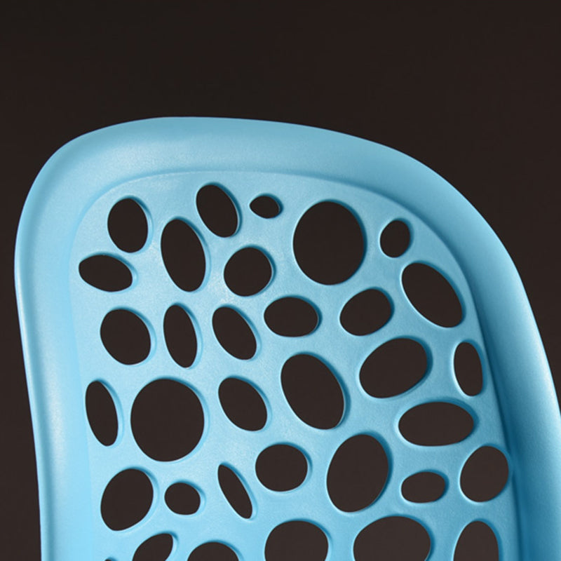 Contemporary Style Plastic Dining Chair Armless Dining Side Chair for Kitchen (Set of 4) Clearhalo ' kitchen&dining_furn' 'Dining Chairs' 'Dining Tables & Seating' 'dining_chair' 'furn' 'furn_dining_chair' 'Furniture' 'furniture_dining_chair' 'Kitchen & Dining Furniture' 'kitchen' 4105376