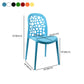 Contemporary Style Plastic Dining Chair Armless Dining Side Chair for Kitchen (Set of 4) Clearhalo ' kitchen&dining_furn' 'Dining Chairs' 'Dining Tables & Seating' 'dining_chair' 'furn' 'furn_dining_chair' 'Furniture' 'furniture_dining_chair' 'Kitchen & Dining Furniture' 'kitchen' 4105381