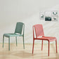 Nordic Style Plastic Dining Chair Armless Dining Side Chair for Kitchen Clearhalo ' kitchen&dining_furn' 'Dining Chairs' 'Dining Tables & Seating' 'dining_chair' 'furn' 'furn_dining_chair' 'Furniture' 'furniture_dining_chair' 'Kitchen & Dining Furniture' 'kitchen' 4105399