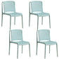 Nordic Style Plastic Dining Chair Armless Dining Side Chair for Kitchen Light Green 4 Piece Set Clearhalo ' kitchen&dining_furn' 'Dining Chairs' 'Dining Tables & Seating' 'dining_chair' 'furn' 'furn_dining_chair' 'Furniture' 'furniture_dining_chair' 'Kitchen & Dining Furniture' 'kitchen' 4105414