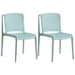 Nordic Style Plastic Dining Chair Armless Dining Side Chair for Kitchen Light Green 2 Piece Set Clearhalo ' kitchen&dining_furn' 'Dining Chairs' 'Dining Tables & Seating' 'dining_chair' 'furn' 'furn_dining_chair' 'Furniture' 'furniture_dining_chair' 'Kitchen & Dining Furniture' 'kitchen' 4105416