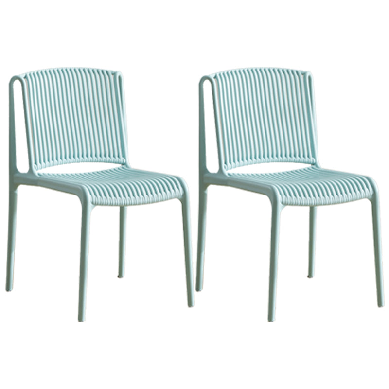 Nordic Style Plastic Dining Chair Armless Dining Side Chair for Kitchen Light Green 2 Piece Set Clearhalo ' kitchen&dining_furn' 'Dining Chairs' 'Dining Tables & Seating' 'dining_chair' 'furn' 'furn_dining_chair' 'Furniture' 'furniture_dining_chair' 'Kitchen & Dining Furniture' 'kitchen' 4105416