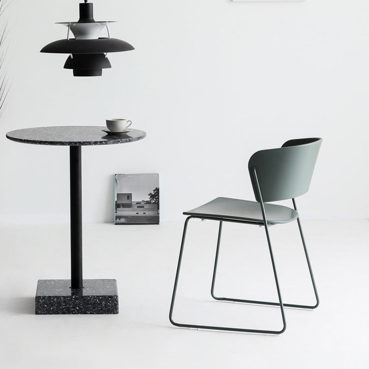 Indoor Dining Side Chairs Stackable Dining Armless Chairs with Metal Legs Clearhalo ' kitchen&dining_furn' 'Dining Chairs' 'Dining Tables & Seating' 'dining_chair' 'furn' 'furn_dining_chair' 'Furniture' 'furniture_dining_chair' 'Kitchen & Dining Furniture' 'kitchen' 4105979