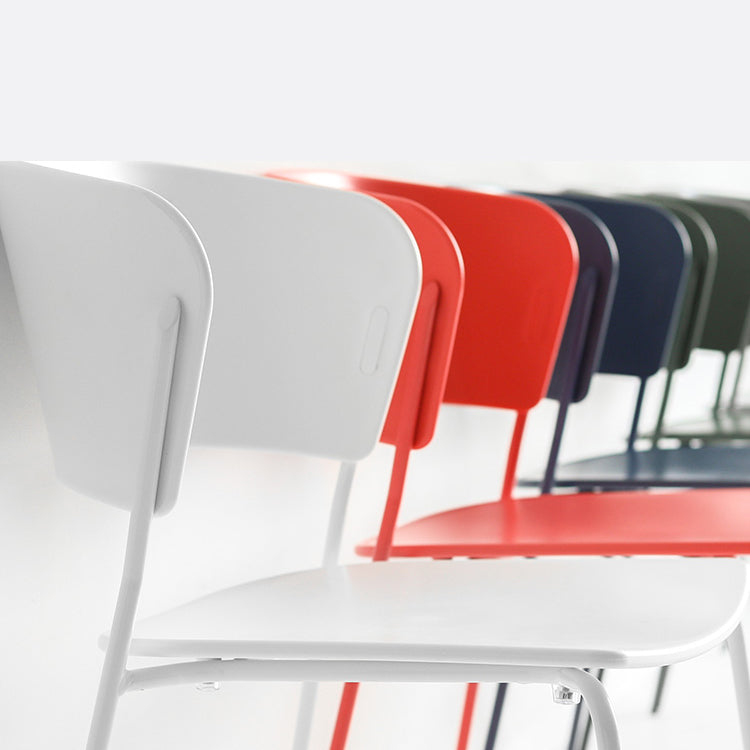 Indoor Dining Side Chairs Stackable Dining Armless Chairs with Metal Legs Clearhalo ' kitchen&dining_furn' 'Dining Chairs' 'Dining Tables & Seating' 'dining_chair' 'furn' 'furn_dining_chair' 'Furniture' 'furniture_dining_chair' 'Kitchen & Dining Furniture' 'kitchen' 4105990