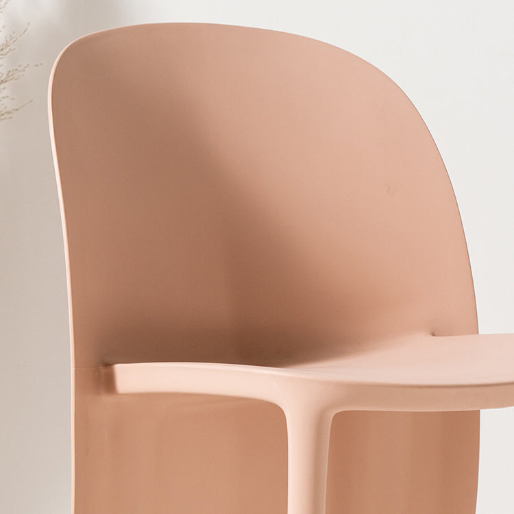 Nordic Style Plastic Dining Chair Dining Armless Side Chairs for Kitchen (Set of 2) Clearhalo ' kitchen&dining_furn' 'Dining Chairs' 'Dining Tables & Seating' 'dining_chair' 'furn' 'furn_dining_chair' 'Furniture' 'furniture_dining_chair' 'Kitchen & Dining Furniture' 'kitchen' 4106016