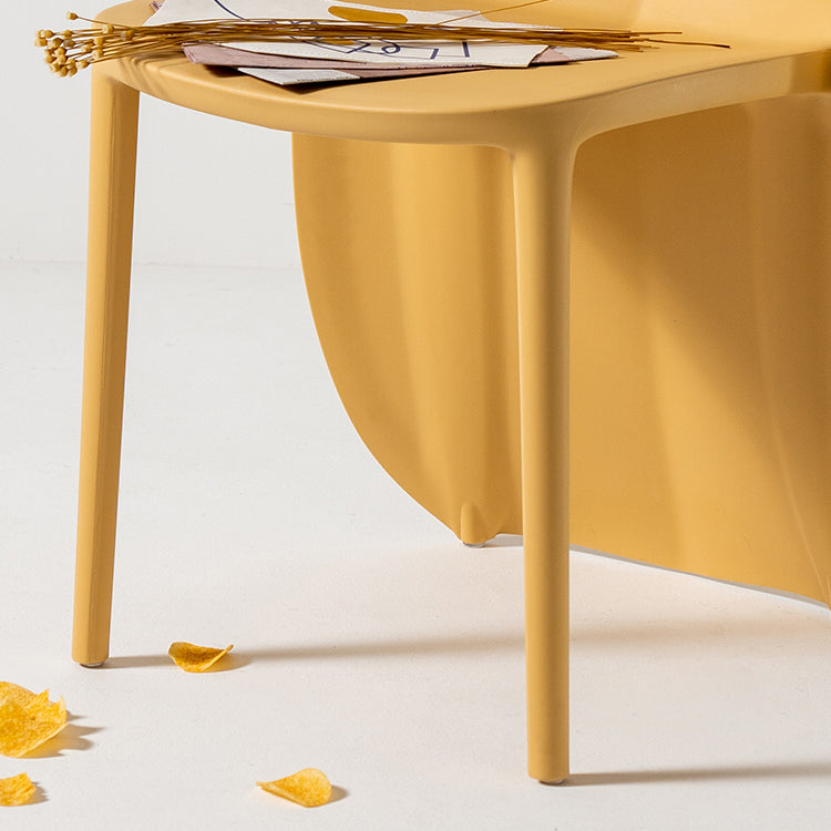 Nordic Style Plastic Dining Chair Dining Armless Side Chairs for Kitchen (Set of 2) Clearhalo ' kitchen&dining_furn' 'Dining Chairs' 'Dining Tables & Seating' 'dining_chair' 'furn' 'furn_dining_chair' 'Furniture' 'furniture_dining_chair' 'Kitchen & Dining Furniture' 'kitchen' 4106017