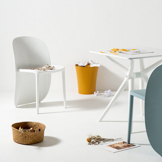 Nordic Style Plastic Dining Chair Dining Armless Side Chairs for Kitchen (Set of 2) Clearhalo ' kitchen&dining_furn' 'Dining Chairs' 'Dining Tables & Seating' 'dining_chair' 'furn' 'furn_dining_chair' 'Furniture' 'furniture_dining_chair' 'Kitchen & Dining Furniture' 'kitchen' 4106024