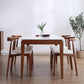 Mid-Century Rectangle Dining Table Marble Table with 4 Legs Base for Home Clearhalo ' dining_table' 'Dining Tables & Seating' 'Dining Tables' 'furn' 'furn_dining_table' 'Furniture' 'furniture_dining_table' 'Kitchen & Dining Furniture' 'kitchen&dining_furn' 'kitchen' 'kitchen_dining_table' 4110421