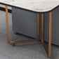 Foldable Sintered Stone Top Table Rectangle Extendable Table Clearhalo ' dining_table' 'Dining Tables & Seating' 'Dining Tables' 'furn' 'furn_dining_table' 'Furniture' 'furniture_dining_table' 'Kitchen & Dining Furniture' 'kitchen&dining_furn' 'kitchen' 'kitchen_dining_table' 4110449