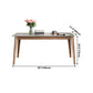 Sintered Stone Top Rectangle Table in Grey Kitchen Table with Wooden Base and 4 Legs Clearhalo ' dining_table' 'Dining Tables & Seating' 'Dining Tables' 'furn' 'furn_dining_table' 'Furniture' 'furniture_dining_table' 'Kitchen & Dining Furniture' 'kitchen&dining_furn' 'kitchen' 'kitchen_dining_table' 4110467
