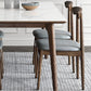 Sintered Stone Top Rectangle Table in White Kitchen Table with Wooden 4 Legs Clearhalo ' dining_table' 'Dining Tables & Seating' 'Dining Tables' 'furn' 'furn_dining_table' 'Furniture' 'furniture_dining_table' 'Kitchen & Dining Furniture' 'kitchen&dining_furn' 'kitchen' 'kitchen_dining_table' 4110479