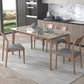 Sintered Stone Top Rectangle Table Medieval Modern Kitchen Table with 4 Legs Clearhalo ' dining_table' 'Dining Tables & Seating' 'Dining Tables' 'furn' 'furn_dining_table' 'Furniture' 'furniture_dining_table' 'Kitchen & Dining Furniture' 'kitchen&dining_furn' 'kitchen' 'kitchen_dining_table' 4110486