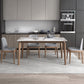 Sintered Stone Top Rectangle Table Medieval Modern Kitchen Table with 4 Legs Clearhalo ' dining_table' 'Dining Tables & Seating' 'Dining Tables' 'furn' 'furn_dining_table' 'Furniture' 'furniture_dining_table' 'Kitchen & Dining Furniture' 'kitchen&dining_furn' 'kitchen' 'kitchen_dining_table' 4110487