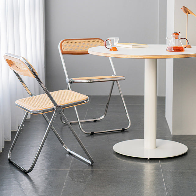 Contemporary Solid Wood Dining Table Single Pedestal Round Table for Home Clearhalo ' dining_table' 'Dining Tables & Seating' 'Dining Tables' 'furn' 'furn_dining_table' 'Furniture' 'furniture_dining_table' 'Kitchen & Dining Furniture' 'kitchen&dining_furn' 'kitchen' 'kitchen_dining_table' 4110504