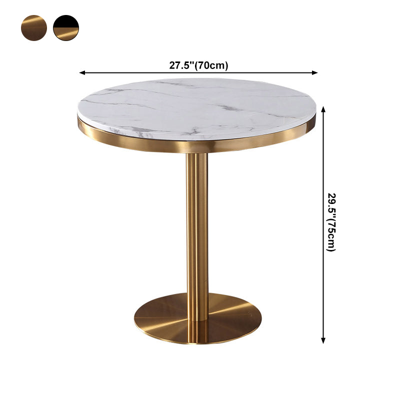 Marble Dining Table Luxury Style Single Pedestal Round Table for Dining Room Clearhalo ' dining_table' 'Dining Tables & Seating' 'Dining Tables' 'furn' 'furn_dining_table' 'Furniture' 'furniture_dining_table' 'Kitchen & Dining Furniture' 'kitchen&dining_furn' 'kitchen' 'kitchen_dining_table' 4110536