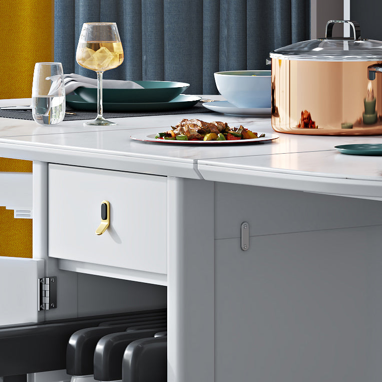 Contemporary Oval Dining Table White Dining Table with 4 Legs Clearhalo ' dining_table' 'Dining Tables & Seating' 'Dining Tables' 'furn' 'furn_dining_table' 'Furniture' 'furniture_dining_table' 'Kitchen & Dining Furniture' 'kitchen&dining_furn' 'kitchen' 'kitchen_dining_table' 4110563