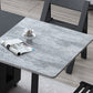 Mid-Century Modern Rectangle Dining Table Drop-Leaf Table with Solid Wood Base Clearhalo ' dining_table' 'Dining Tables & Seating' 'Dining Tables' 'furn' 'furn_dining_table' 'Furniture' 'furniture_dining_table' 'Kitchen & Dining Furniture' 'kitchen&dining_furn' 'kitchen' 'kitchen_dining_table' 4110654