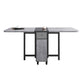 Mid-Century Modern Rectangle Dining Table Drop-Leaf Table with Solid Wood Base Clearhalo ' dining_table' 'Dining Tables & Seating' 'Dining Tables' 'furn' 'furn_dining_table' 'Furniture' 'furniture_dining_table' 'Kitchen & Dining Furniture' 'kitchen&dining_furn' 'kitchen' 'kitchen_dining_table' 4110658