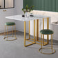 Contemporary Rectangle Dining Room Table Sintered Stone Drop-Leaf Table,59"L x 28.7"H Clearhalo ' dining_table' 'Dining Tables & Seating' 'Dining Tables' 'furn' 'furn_dining_table' 'Furniture' 'furniture_dining_table' 'Kitchen & Dining Furniture' 'kitchen&dining_furn' 'kitchen' 'kitchen_dining_table' 4110714