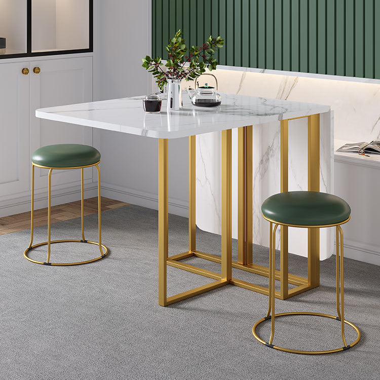 Contemporary Rectangle Dining Room Table Sintered Stone Drop-Leaf Table,59"L x 28.7"H Clearhalo ' dining_table' 'Dining Tables & Seating' 'Dining Tables' 'furn' 'furn_dining_table' 'Furniture' 'furniture_dining_table' 'Kitchen & Dining Furniture' 'kitchen&dining_furn' 'kitchen' 'kitchen_dining_table' 4110714