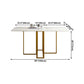 Contemporary Rectangle Dining Room Table Sintered Stone Drop-Leaf Table,59"L x 28.7"H Clearhalo ' dining_table' 'Dining Tables & Seating' 'Dining Tables' 'furn' 'furn_dining_table' 'Furniture' 'furniture_dining_table' 'Kitchen & Dining Furniture' 'kitchen&dining_furn' 'kitchen' 'kitchen_dining_table' 4110724