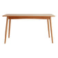 Modern Oak Wood Table in Nature Rectangle Dining Table with Wooden Base and 4 Legs Clearhalo ' dining_table' 'Dining Tables & Seating' 'Dining Tables' 'furn' 'furn_dining_table' 'Furniture' 'furniture_dining_table' 'Kitchen & Dining Furniture' 'kitchen&dining_furn' 'kitchen' 'kitchen_dining_table' 4110764