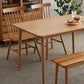 Modern Oak Wood Table in Nature Rectangle Dining Table with Wooden Base and 4 Legs Clearhalo ' dining_table' 'Dining Tables & Seating' 'Dining Tables' 'furn' 'furn_dining_table' 'Furniture' 'furniture_dining_table' 'Kitchen & Dining Furniture' 'kitchen&dining_furn' 'kitchen' 'kitchen_dining_table' 4110766