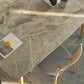 Solid Wood Mid-Century Modern Table Rectangle Sintered Stone Top Table with 4 Legs Clearhalo ' dining_table' 'Dining Tables & Seating' 'Dining Tables' 'furn' 'furn_dining_table' 'Furniture' 'furniture_dining_table' 'Kitchen & Dining Furniture' 'kitchen&dining_furn' 'kitchen' 'kitchen_dining_table' 4110803