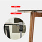 Solid Wood Mid-Century Modern Table Rectangle Sintered Stone Top Table with 4 Legs Clearhalo ' dining_table' 'Dining Tables & Seating' 'Dining Tables' 'furn' 'furn_dining_table' 'Furniture' 'furniture_dining_table' 'Kitchen & Dining Furniture' 'kitchen&dining_furn' 'kitchen' 'kitchen_dining_table' 4110808