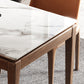 Rectangle Sintered Stone White Dining Table Vintage 4 Legs Table for Dining Room Clearhalo ' dining_table' 'Dining Tables & Seating' 'Dining Tables' 'furn' 'furn_dining_table' 'Furniture' 'furniture_dining_table' 'Kitchen & Dining Furniture' 'kitchen&dining_furn' 'kitchen' 'kitchen_dining_table' 4110821