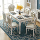 Vitoria Rectangle Shape Marble Table White Standard Dining Table for Kitchen Clearhalo ' dining_table' 'Dining Tables & Seating' 'Dining Tables' 'furn' 'furn_dining_table' 'Furniture' 'furniture_dining_table' 'Kitchen & Dining Furniture' 'kitchen&dining_furn' 'kitchen' 'kitchen_dining_table' 4110845